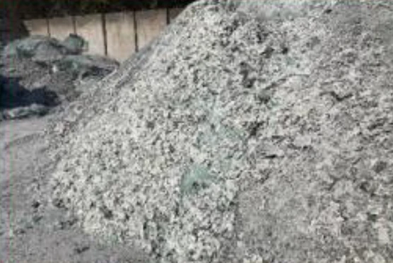 廃ガラス 破砕後のイメージ画像