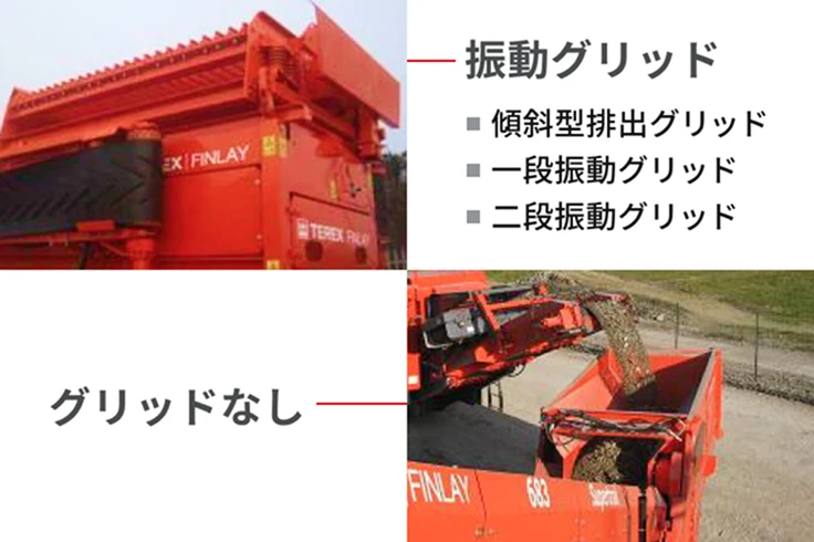 様々な稼働環境に対応したグリッド付きホッパーのイメージ画像